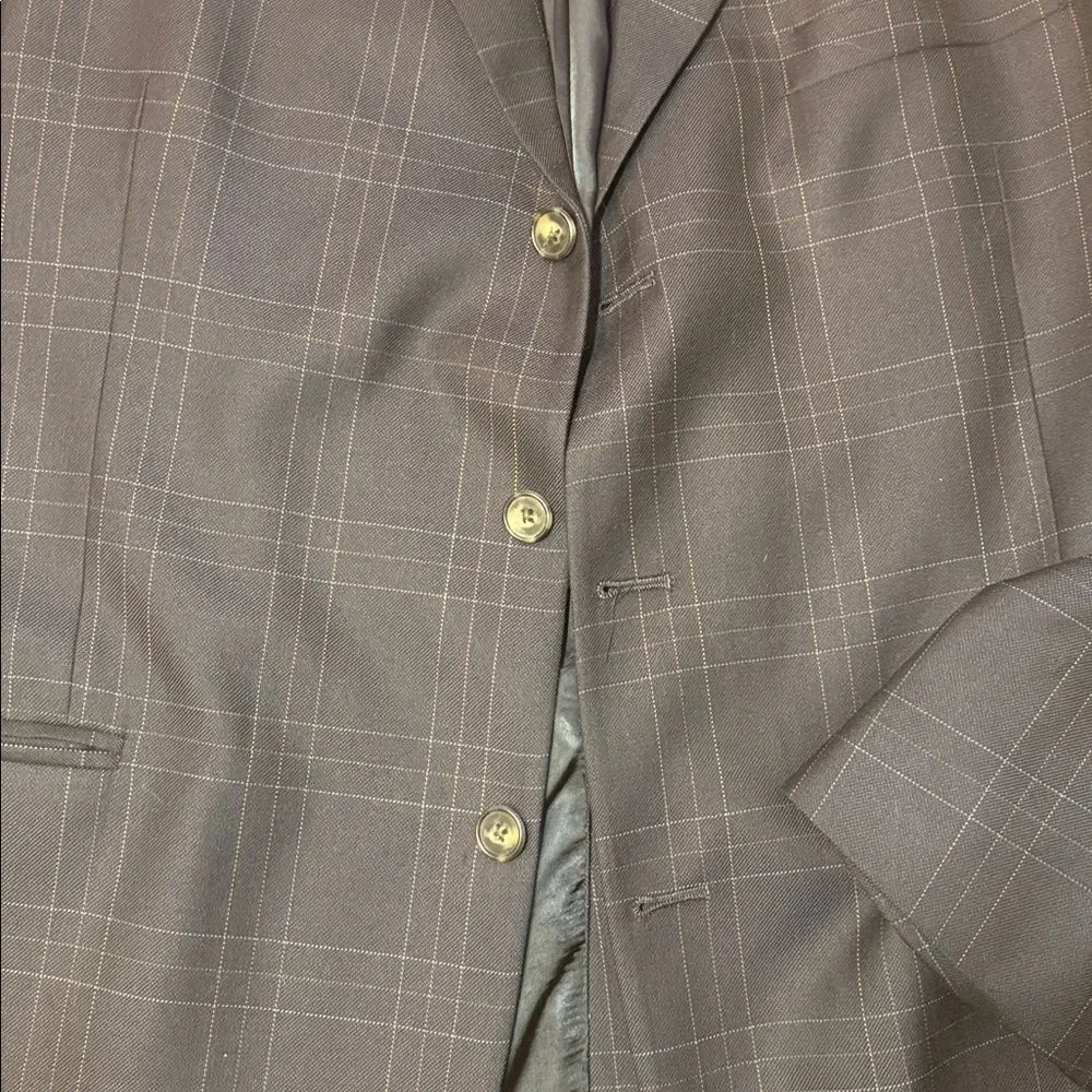 Pre loved Tommy Hilfiger Dark Plaid Blazer